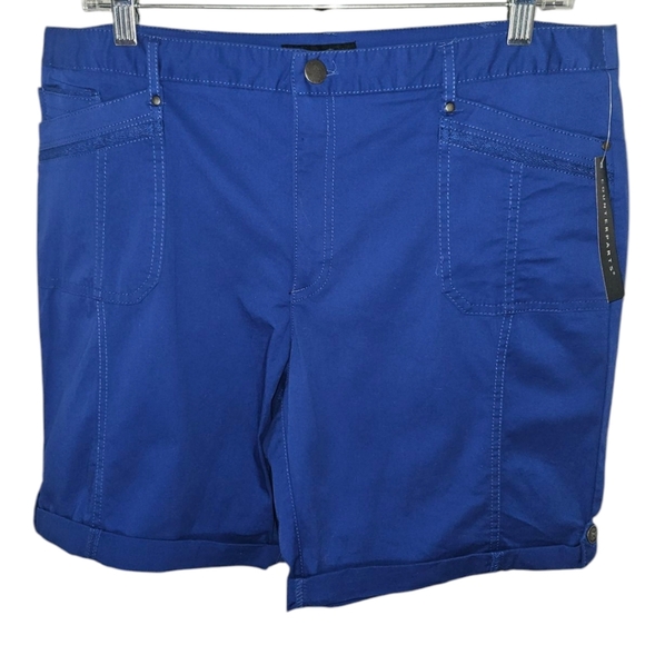 NWT Counterparts Bermuda Side Button Cuffed Shorts - Picture 1 of 2